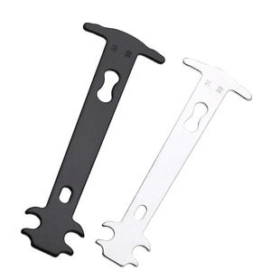 Bicycle chain ruler road folding bicycle mountain bike chain wear replacement detection rail tool