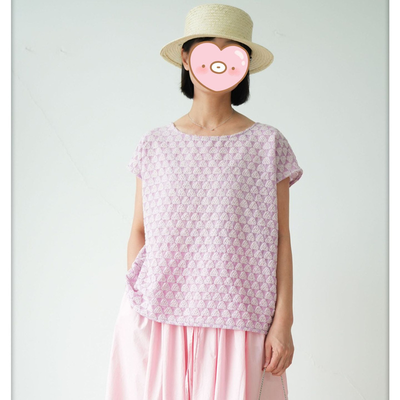 Japanese-Style Full Cotton Triangle Embroidery Small Bag Shoulder Top Exquisite and Beautiful Mori-Style Niche Top for Women Summer Fresh Style Japanese-Style Full Cotton Triangle Embroidery Small Bag Shoulder Top Exquisite and Beautiful Mori-Style Niche Top for Women Summer Fresh Style