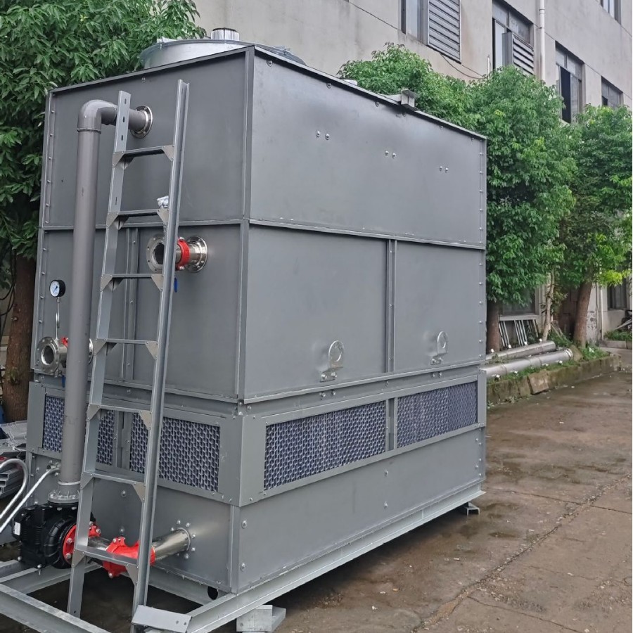 闭式冷却塔凉水塔横流逆流不锈钢降温冷水塔工业散热塔低噪节能