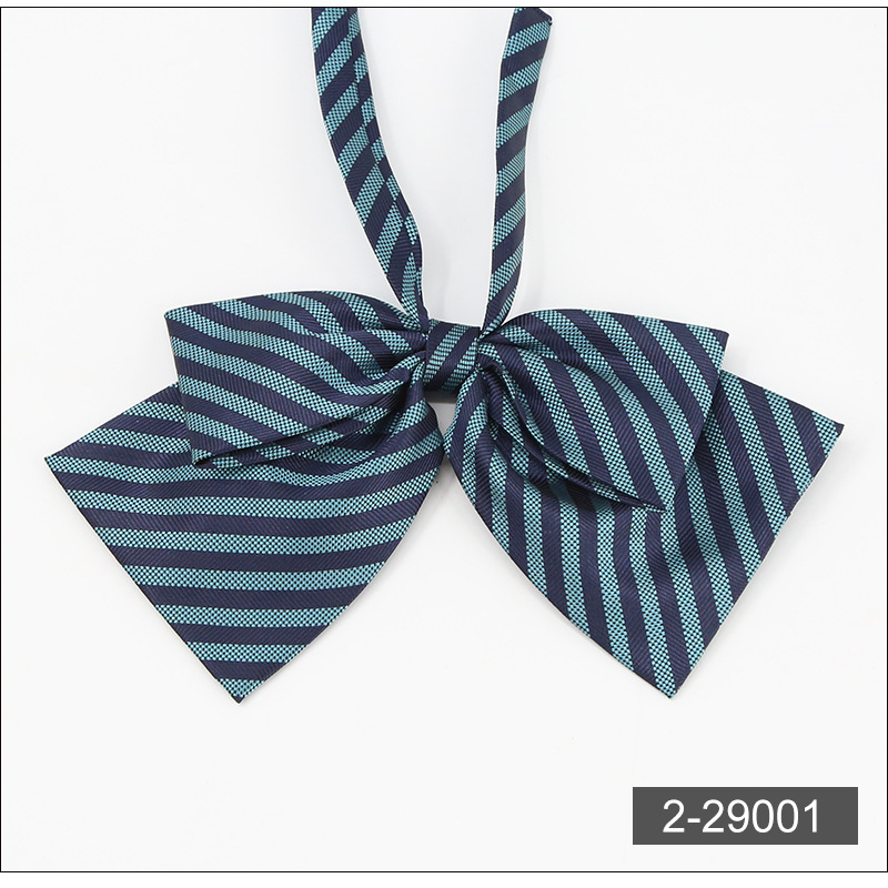 JK领结韩版休闲羽根女生蝴蝶结 纯色尖角领花 女士领结领花 批发详情11