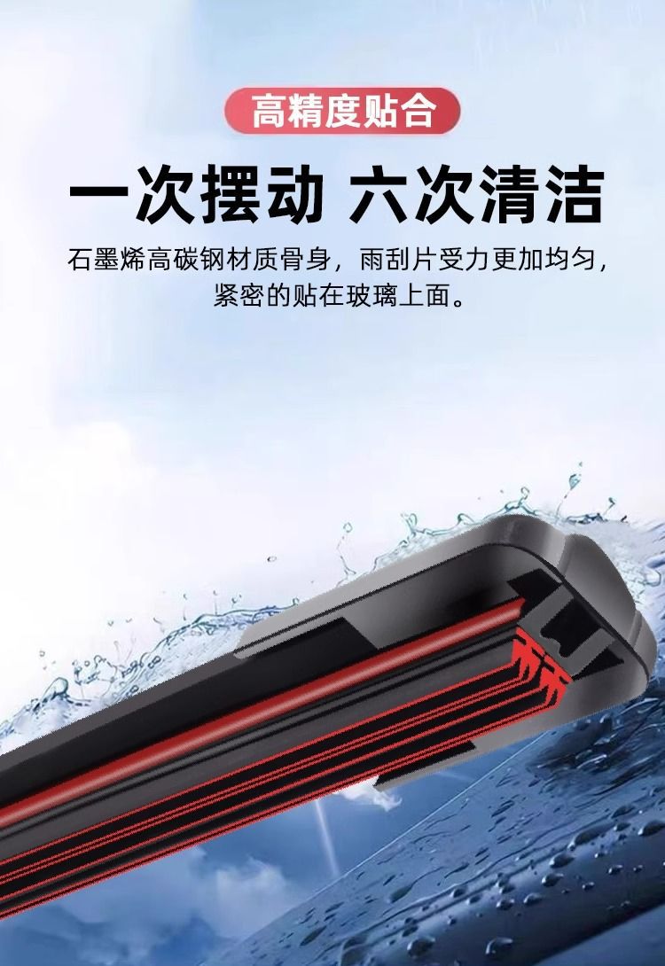 Suitable for Honda Wiper Civic Accord Crv Binzhi Xrv Fit Fengfan Lingpai Boneless Wiper Blade