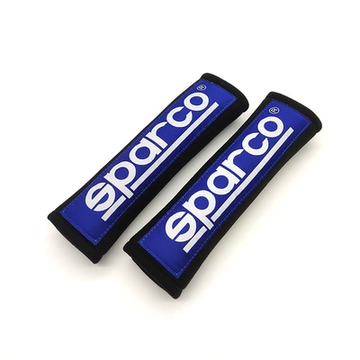 Car seat belt shoulder: Seat belt shoulder pad - sparco-black