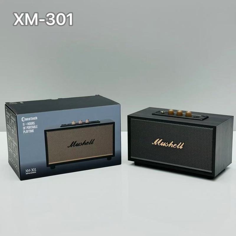新しい XM301 レトロ Bluetooth オーディオ木製レザー屋外ポータブルサブウーファーポータブル 10 ワット|undefined