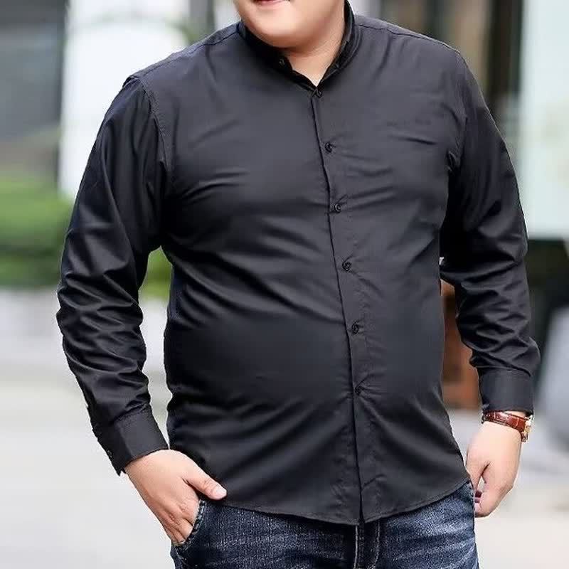 150kg Extra Large Formal Men's No-Iron Business Long Sleeve Shirt for Men and Women Plus Size Pure Easiest for Match Color Shirt 150kg Extra Large Formal Men's No-Iron Business Long Sleeve Shirt for Men and Women Plus Size Pure Easiest for Match Color Shirt