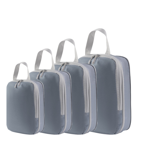 Travel Storage Bag & Compression Set: 4-Piece Essential Kit for Packing, Organizing Clothes, Toiletries, and Baby-Prep Items in Your Suitcase