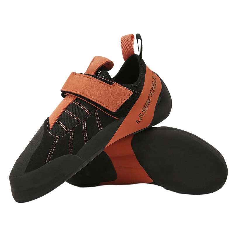 Cross-Border Competitive Rock Climbing Shoes for Men and Women, Professional Lightweight Strong Grip Velcro Anti-Slip Rock Climbing Training Shoes