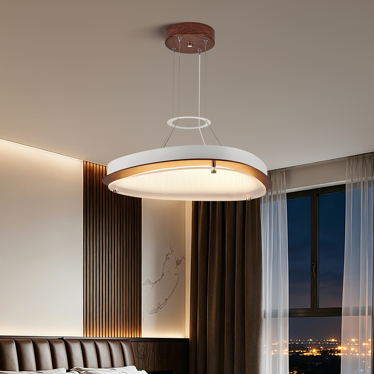 Gran vista jardín lámpara del dormitorio piedro creativo Bauhaus luces de alto nivel de estudio luz de protección de ojos de espectro completo 473L