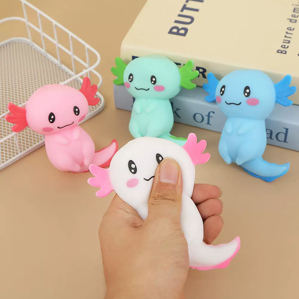 跨境面粉蝾螈捏捏乐玩具解压神器儿童手捏礼品慢回弹成人减压玩具