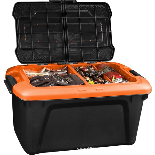 Car storage box storage box car storage box plastic storage box multifunctional vehicle trunk storage supplies