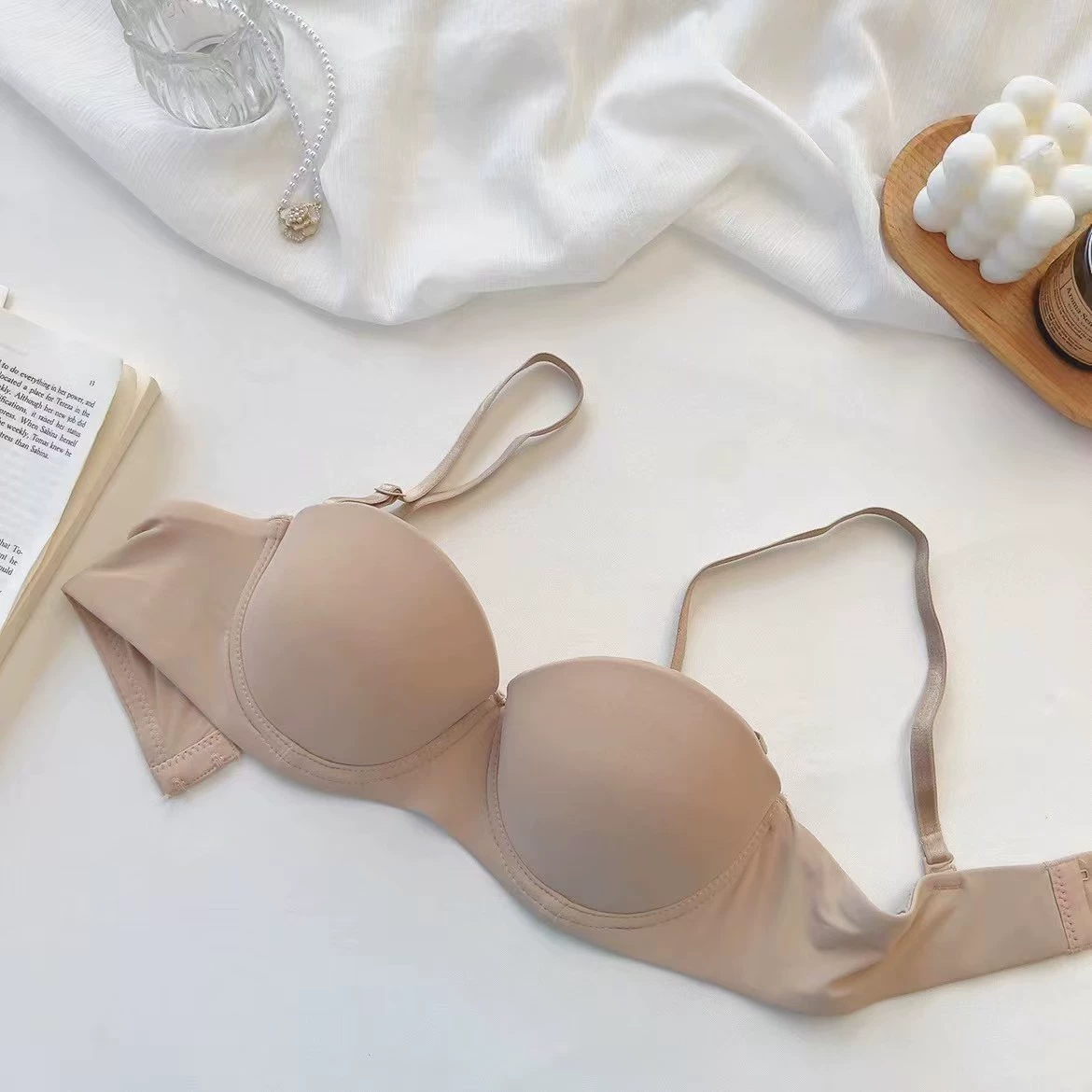 Бюстгальтер Wireless Push-Up (французский стиль) — бесшовный комфорт, регулируемые бретели, размеры 32/70–38/85