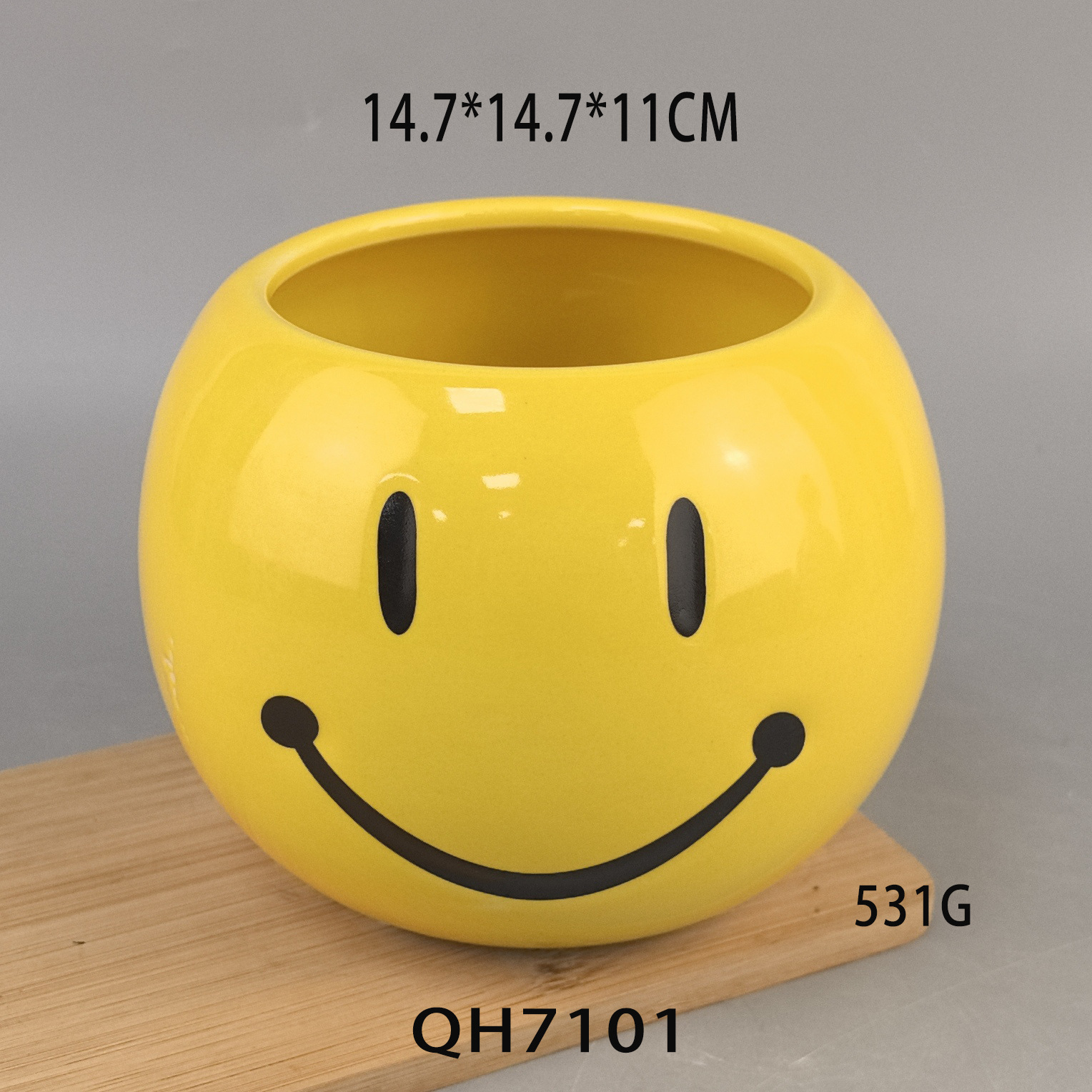 Paquete de emoji de modelado lindo de cerámica transfronteriza, orquídea sonriente en maceta, maceta de eneldo verde, maceta de cactus, maceta de suculentas