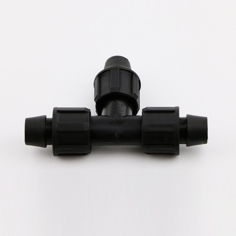 Conector de Tres Vías con Bloqueo para Cinta de Goteo image 2