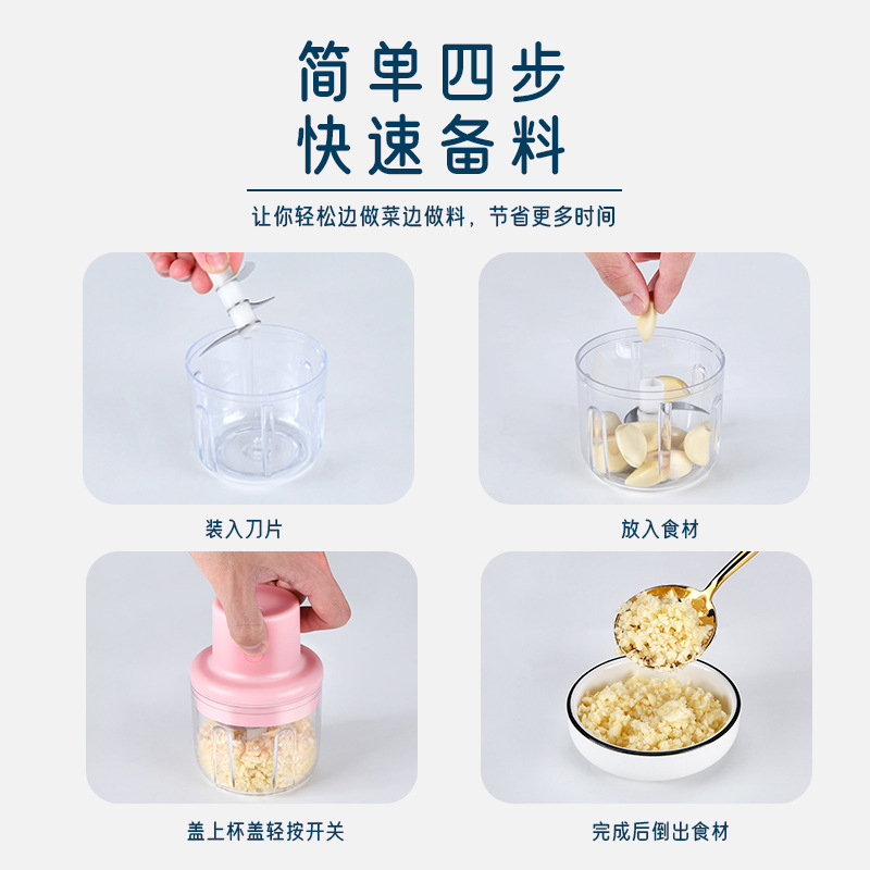 ajo pulverizado doméstico chocador de ajo chocador