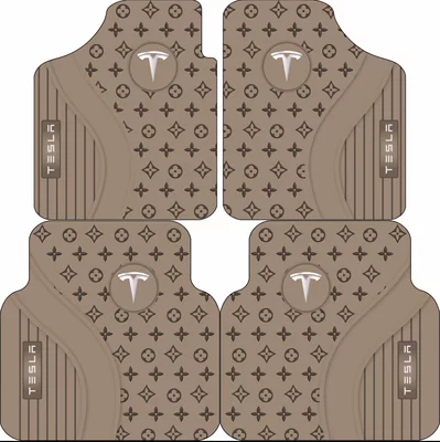 Car Floor Mats, Non-Slip, Avtomobil döşəmə paspasları - tesla-classic-a-model-5050cm-upgraded-version-of-diatom-mud-in-the-back-row