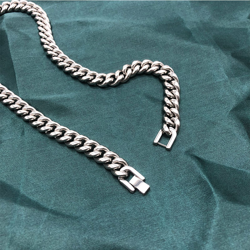 Iconic Cuban Chain Necklace For Men With Pendant Symbol Of Heritage_voghion.com