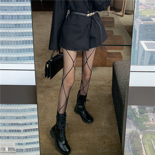 Stocking with Pantyhose, Summer Sexy Black Stockings, Summer Thin Anti-Pilling Polka Dot Pantyhose, Extended Length, Non-Slip