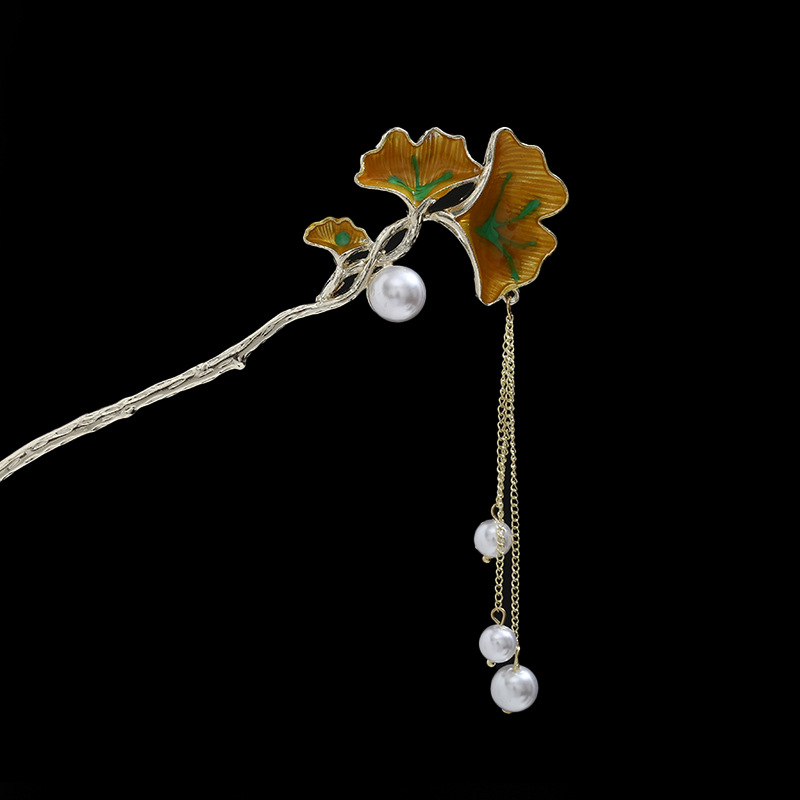 Rosa azul y blanco rhinestone flor horquilla mujeres de alto grado paso sacudida borla rizador de pelo horquilla estilo antiguo hanfu accesorios para el cabello otoño