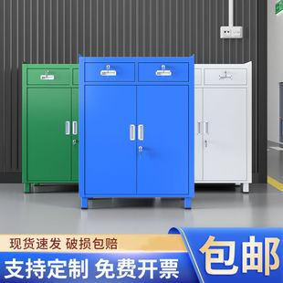 Tool cabinet heavy-duty multi-layer door-to-door workshop auto repair hardware parts cabinet storage anti-theft lock mobile tool box