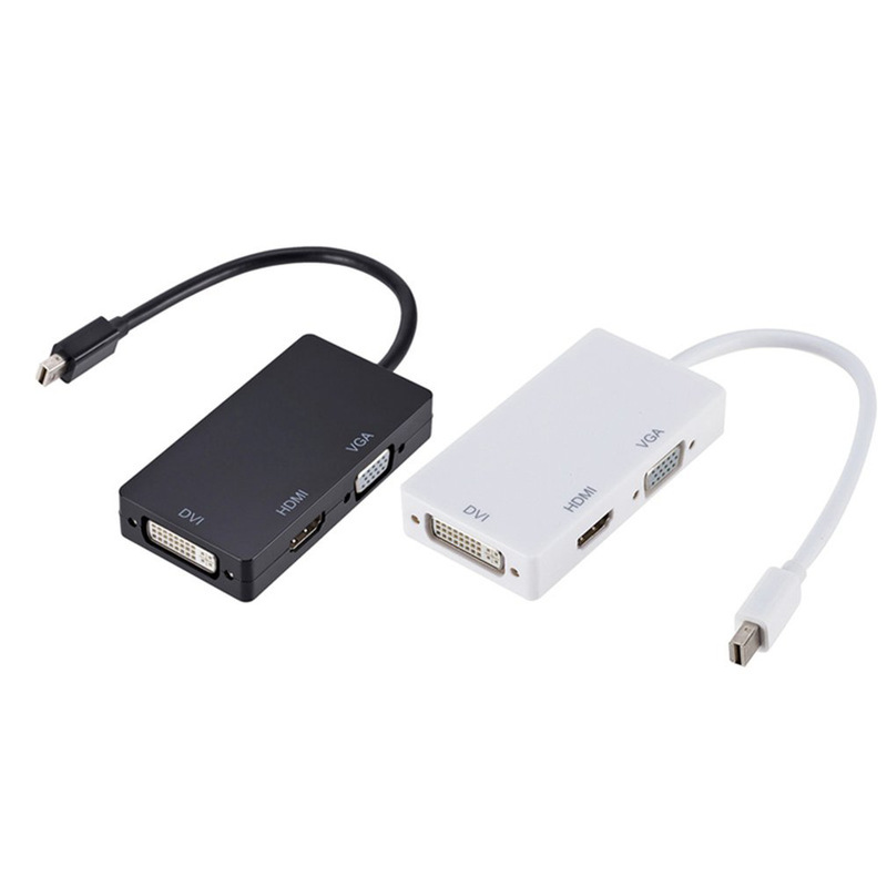 Apple コンピュータに適した MIniDP to DVI HDMI VGA 多機能 3-in-1 HD ビデオ拡張コンバータ|undefined