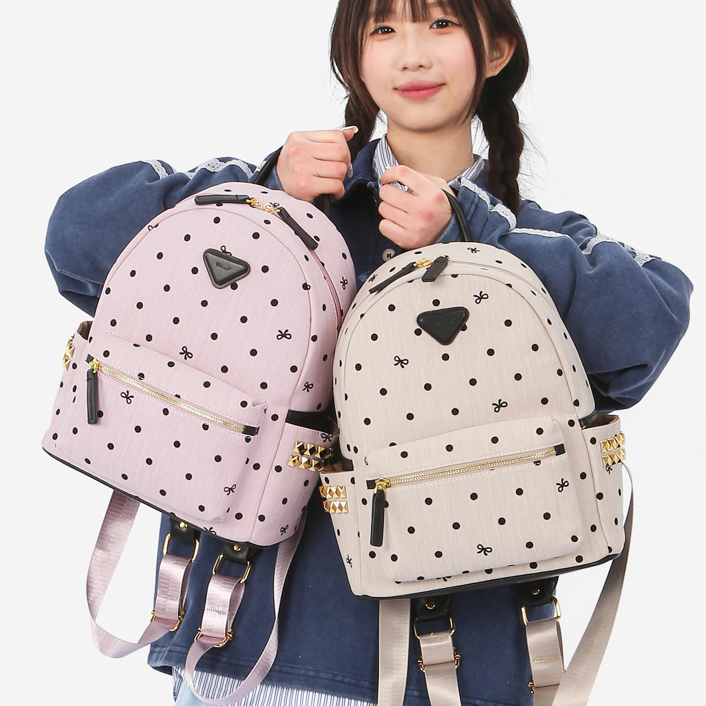 Dolce y lindo arco de chicas mochila de viaje de alta capacidad de comercio exterior transfronterizo mochila de moda