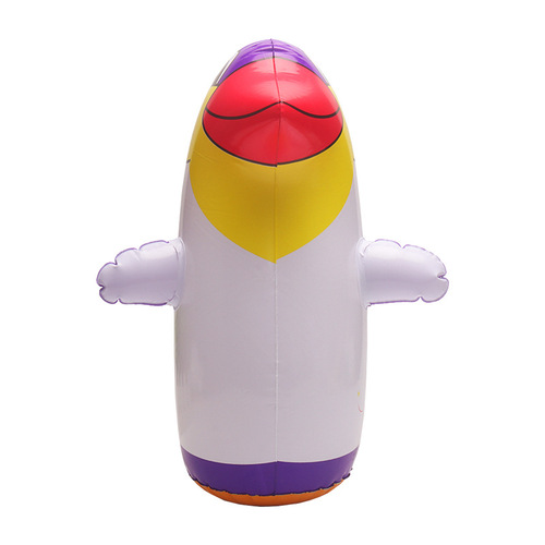 Cross-border inflatable penguin tumbler children's PVC inflatable toy colorful penguin street stall night market wholesale