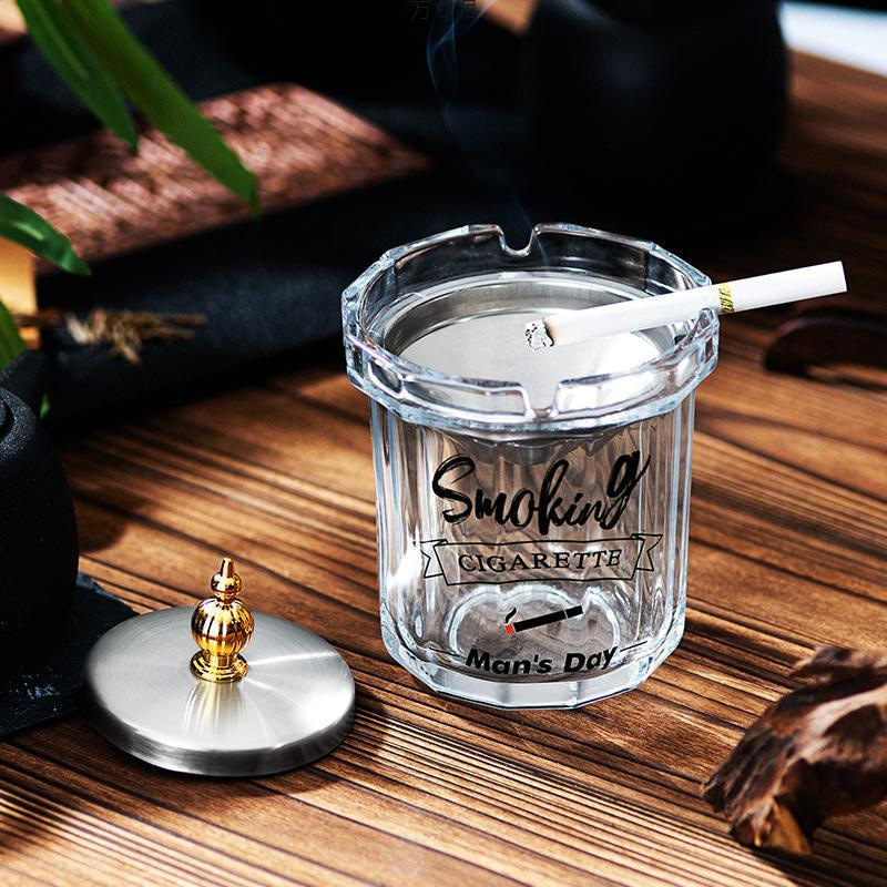 재떨이 느끼는 가정용 거실 고급 분위기 고급 사무실 상업 유리 안티 플라이 도매