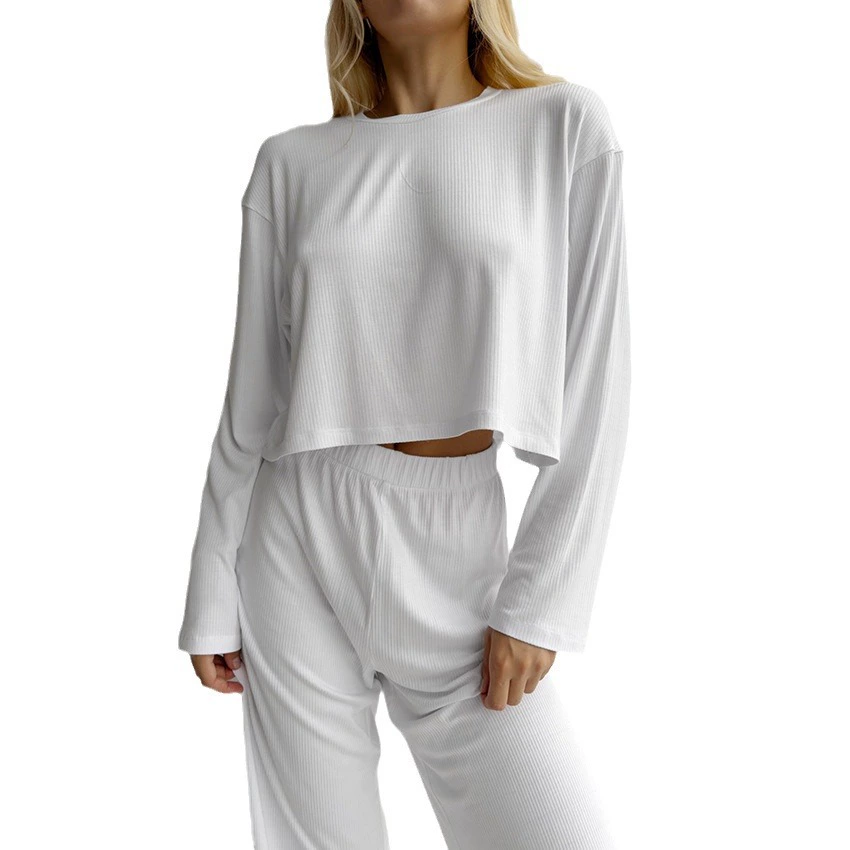 (Cross-border trading), demi-season fashionable comfortable purple long-sleeve, trousers, pijama, set, oversize
