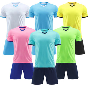 Club Football Uniforms, Training Class Team Training Uniforms, Primary and Secondary School Students' Combat Uniforms, Adult and Children's Short-Sleeved Sportswear