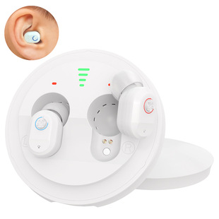 Cross-Border Wholesale English Version Two-Pack Sound Amplifier Itc Rechargeable Sensitive Micro Hearing Aid