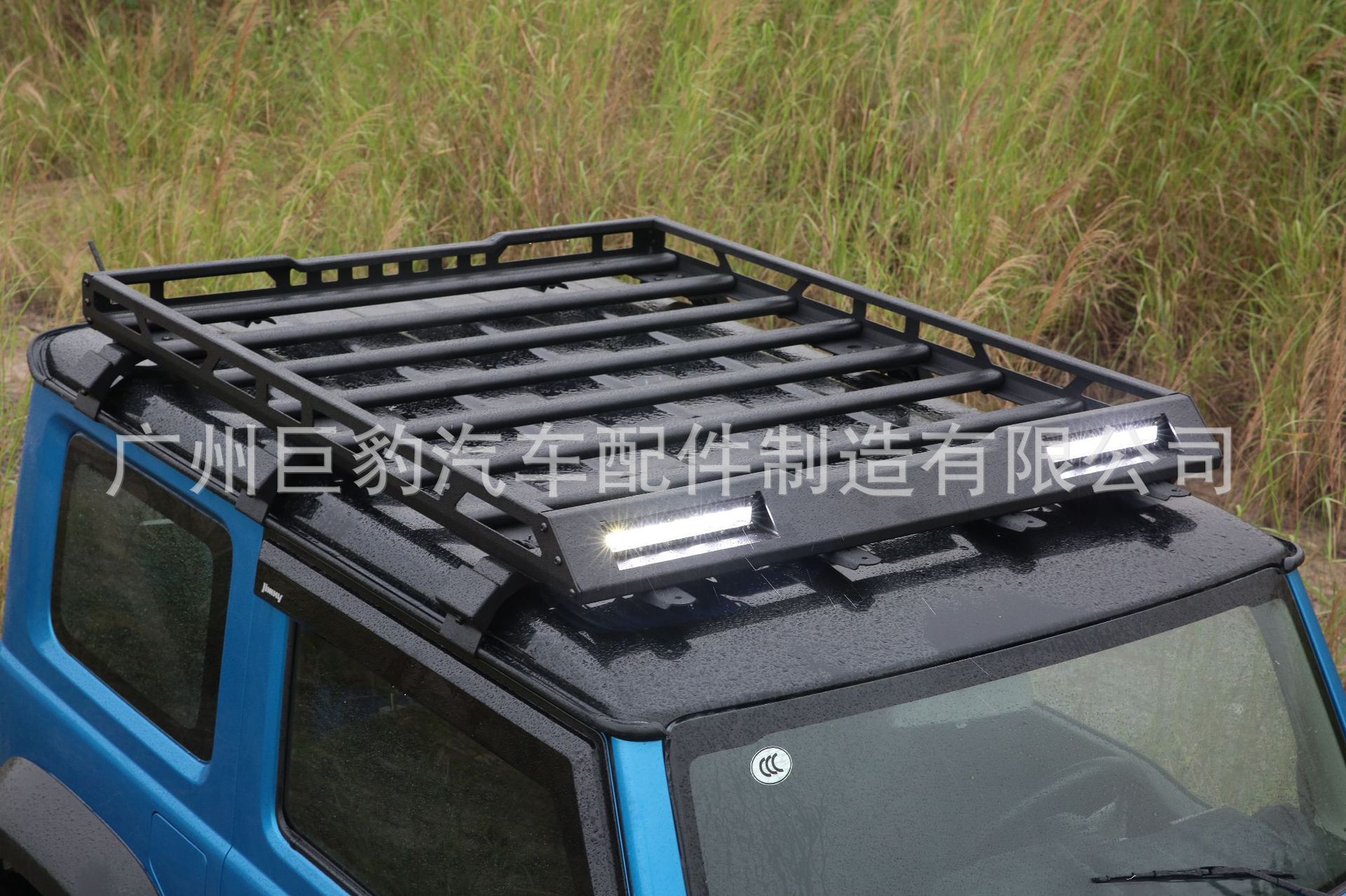 Suitable for the New Jimny Luggage Rack Jb74 Modified Dual-Light Roof Platform Luggage Frame