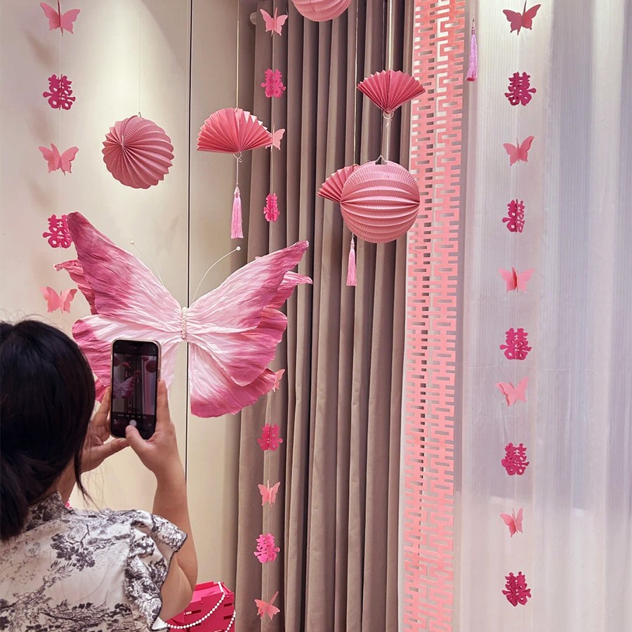 *나비 수박 웨딩룸—핑크 10*