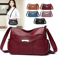 外贸 Pu 单肩女包 斜挎皮尤手机包  钱包 户外旅行包袋 妈咪