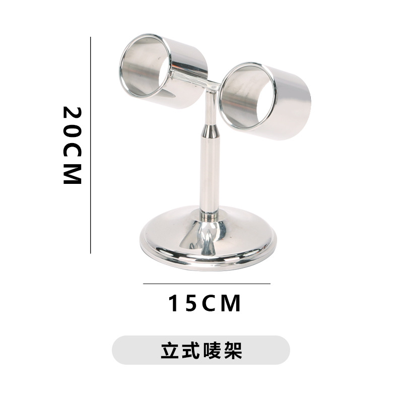 Nuevo diseño de KTV de acero inoxidable fino, barra de bar, juego completo de platos de frutas, decoración de escritorio de lujo ligero especial