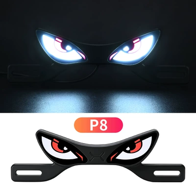 Vehicle Modified Decorative Tail Light, License plate lamp - new-devils-eye-warning-license-plate-light-p8