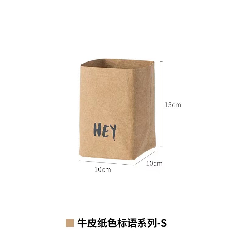 Warna Kraft Nomor s: 10x10x15cm; Kertas Kraft dicuci tebal impor Jerman