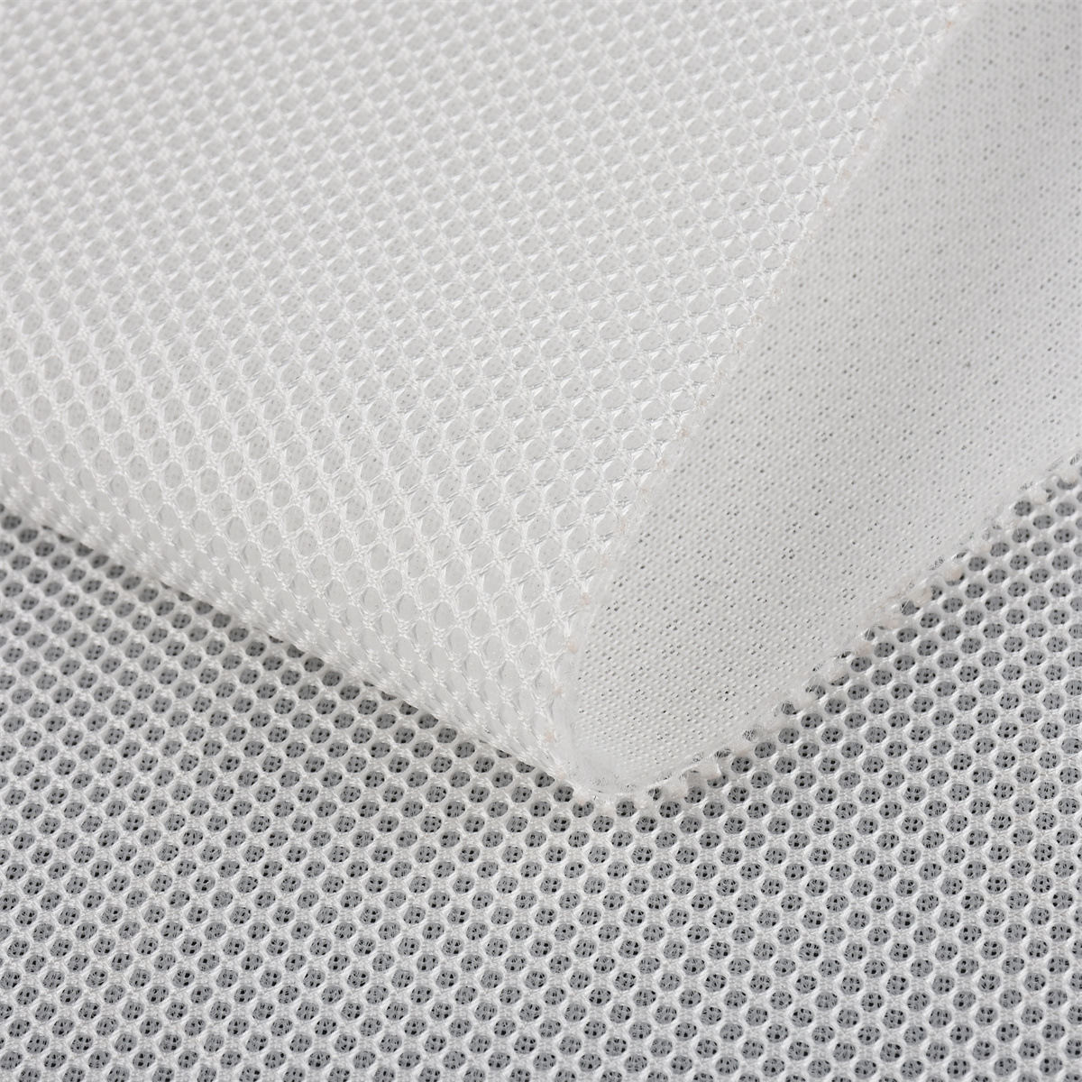 782三明治网布 床垫坐垫套面料 箱包鞋材圆孔3d三明治网布涤纶