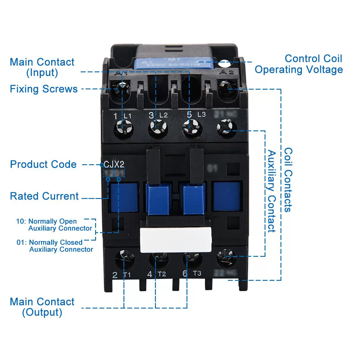 Baomain AC контактор CJX2 – 2501 110 V 50/60Hz обкладка 2