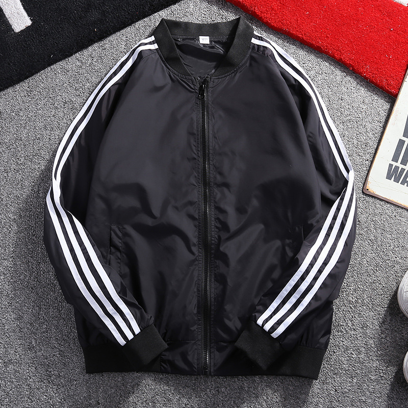 秋季夹克男韩版潮流帅气百搭棒球服宽松潮牌运动休闲外套男潮春秋