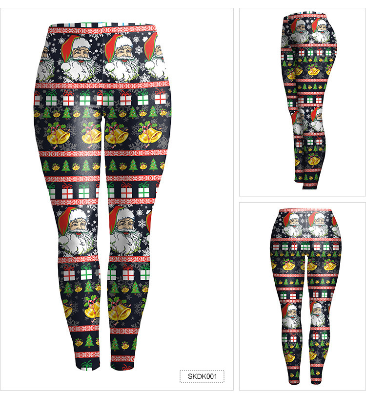 Christmas slim hip sexy leggings wholesale clothing vendor Nihaostyles NSXPF71863