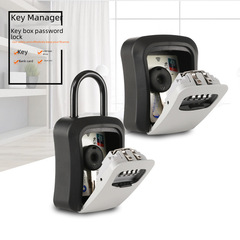 Hanging Decorative Password Key Box, Anti-Theft Door Peephole, Key Holder for Construction Sites and Entryways—No Installation Required, Lockable Key Box for Homestays