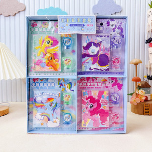New Cartoon Pattern Hand Account Seal suit Student Children Waterproof Seal Prizes Note Book Hand Account Book suit
