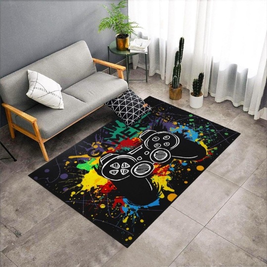 Transfronterizo Amazon 3D máquina de juego de colores alfombra e-sports SALA DE VIDEOJUEGOS manejar alfombra completa en stock al por mayor