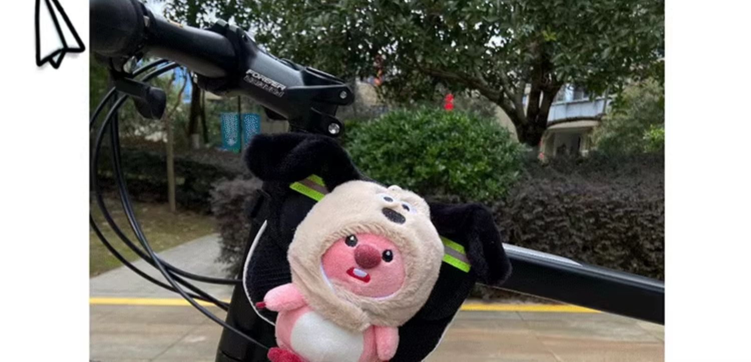 Little Beaver Ruby bicycle front beam bag cute upper tube bag mountain bike universal beam bag road bicycle