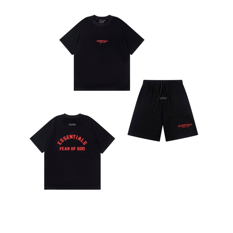 Nueva Sudadera con Capucha FEAR OF GOD ESSENTIALS con Letras Estampadas, Unisex, Casual, Holgada, con Forro Polar, Moderna