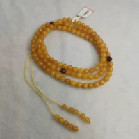 108 медовый воск бисер ожерелье браслет Beeswax Amber фестиваль ювелирных изделий праздничный подарок ювелирных изделий
