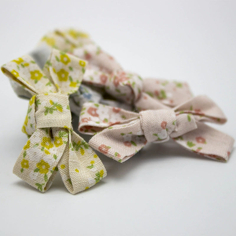 В наличии маленький цветочный бант маленький свежий универсальные аксессуары Одежда обувь и головные уборы ткань декоративная полуфабрикат DIY детская одежда