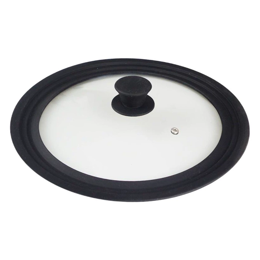 В наличии Универсальная визуальная крышка из закаленного стекла, устойчивая к падению, бытовая универсальная Прозрачная силиконовая герметичная закаленная Крышка для кастрюли с защитой от ожогов