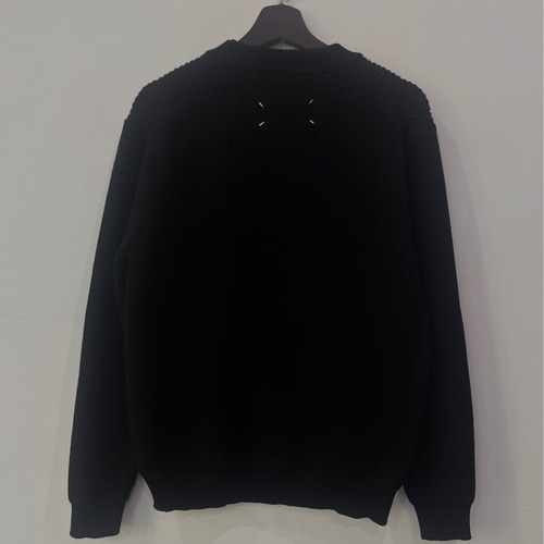 The Ma Family Four-Corner Style 21AM Knitted Round Neck Sweatshirt for Men and Women, Original Four-Corner Stitch Wool Sweater