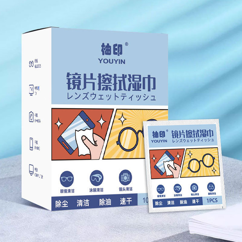 Lens Wipes Mobile Phone Screen Special Cleaning Wipes Disposable Anti-fog Mirror Paper Lens Wipe Cloth