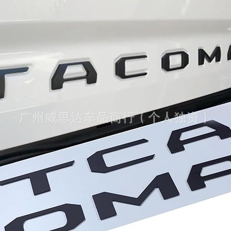 专用于TACOMA车尾标塔库玛2024款tacoma坦途车身贴皮卡后尾箱